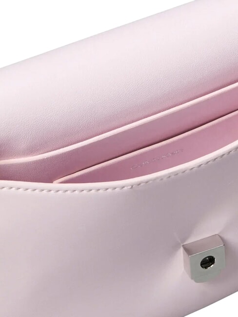 HARDWARE MONOGRAM Mini Bag a tracolla cradle pink - Borse Donna
