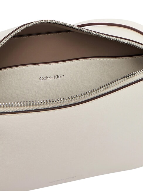 EMBOSSED LOGO Mini Bag a tracolla white alyssum - Borse Donna