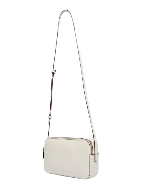 EMBOSSED LOGO Mini Bag a tracolla white alyssum - Borse Donna