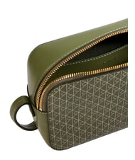 CALVIN KLEIN COATED EMBLEM Mini Bag a tracolla olivine aop - Borse Donna - 3