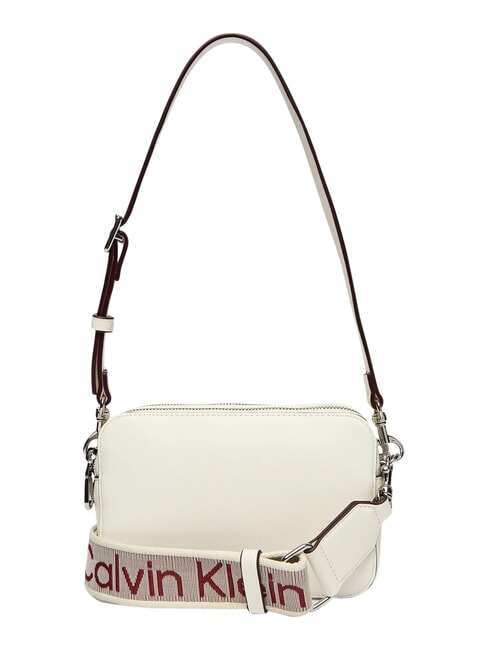 SIGNATURE LOGO STRAP Borsa camera case doppia funzione white alyssum - Borse Donna