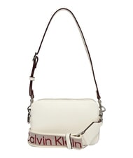 CALVIN KLEIN SIGNATURE LOGO STRAP Borsa camera case doppia funzione white alyssum - Borse Donna - 3