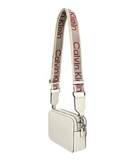 CALVIN KLEIN SIGNATURE LOGO STRAP Borsa camera case doppia funzione white alyssum - Borse Donna - 6