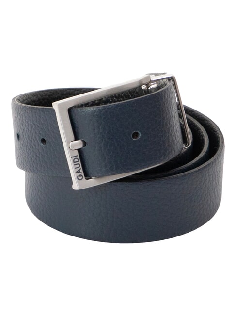 CERVO Cintura in pelle black/blue - Cinture
