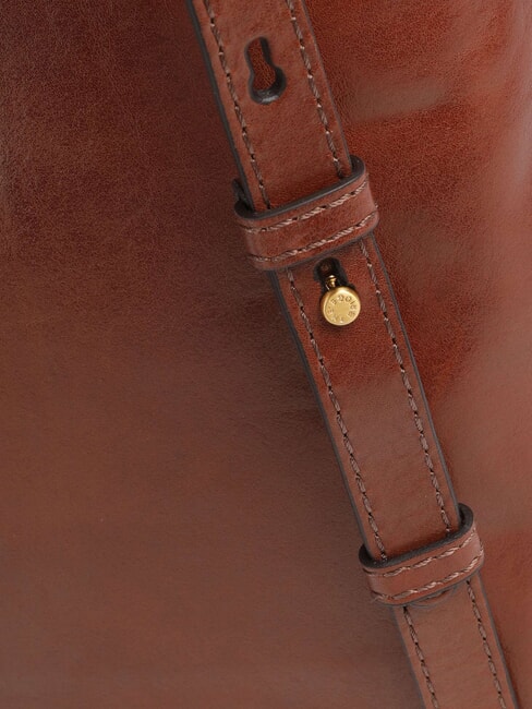 IOLANDA Zaino con tasca frontale, in pelle MARRONE - Borse Donna