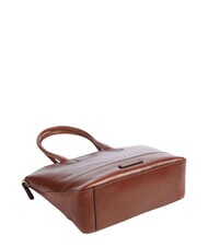 THE BRIDGE IOLANDA Borsa shopping a spalla, in pelle MARRONE - Borse Donna - 5