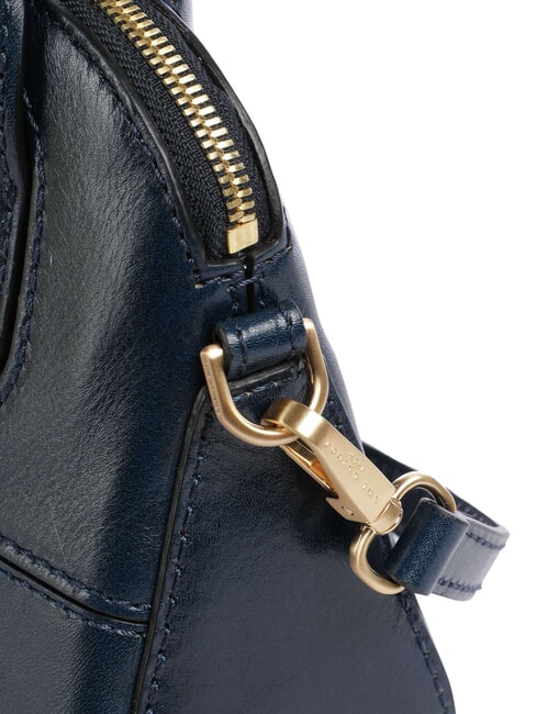 IOLANDA Borsa mini a mano, con tracolla, in pelle oltremare abb. oro - Borse Donna