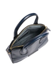 THE BRIDGE IOLANDA Borsa mini a mano, con tracolla, in pelle oltremare abb. oro - Borse Donna - 4