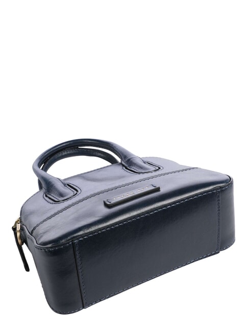 IOLANDA Borsa mini a mano, con tracolla, in pelle oltremare abb. oro - Borse Donna