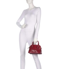 THE BRIDGE IOLANDA Borsa mini a mano, con tracolla, in pelle ribes/oro - Borse Donna - 6