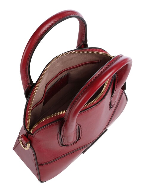 IOLANDA Borsa mini a mano, con tracolla, in pelle ribes/oro - Borse Donna