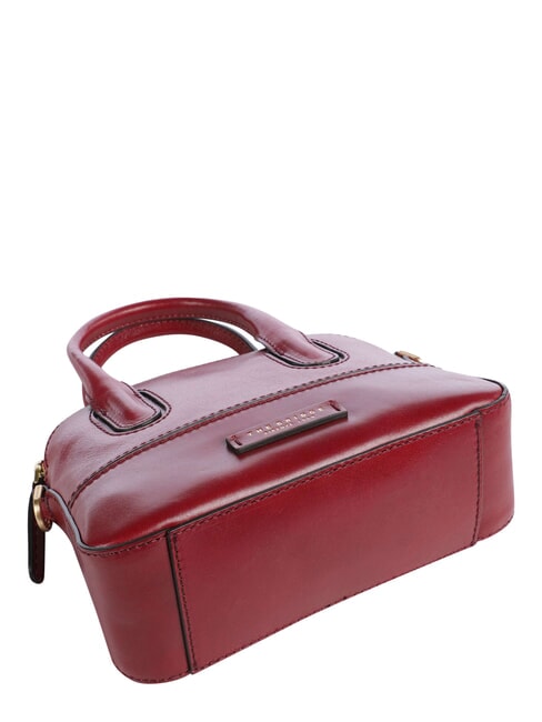 IOLANDA Borsa mini a mano, con tracolla, in pelle ribes/oro - Borse Donna