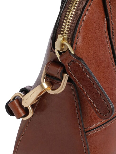 IOLANDA Borsa mini a mano, con tracolla, in pelle MARRONE - Borse Donna