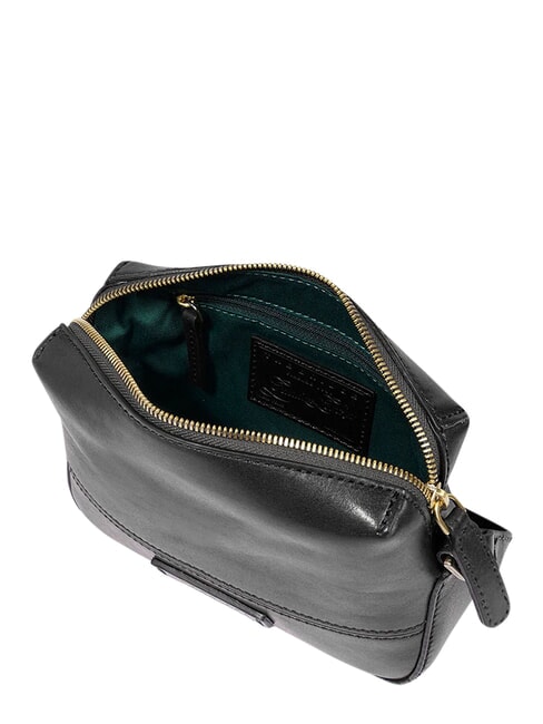 IOLANDA Borsa mini a tracolla, in pelle Nero Oro - Borse Donna