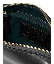THE BRIDGE IOLANDA Borsa mini a tracolla, in pelle Nero Oro - Borse Donna - 6