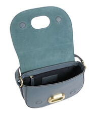 THE BRIDGE ILARIA Borsa a tracolla in pelle ceruleo abb.oro - Borse Donna - 4