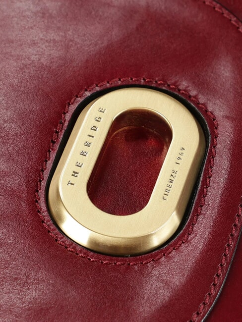 ILARIA Borsa mini in pelle a tracolla ribes/oro - Borse Donna