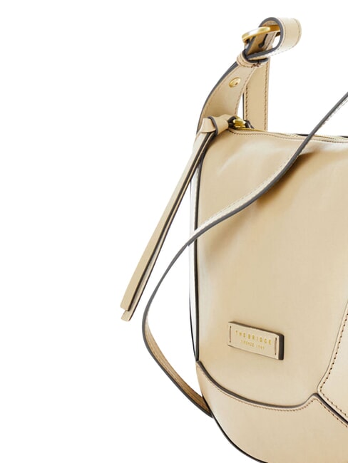 FEDORA Borsa tracolla in pelle con flap butter abb. oro - Borse Donna