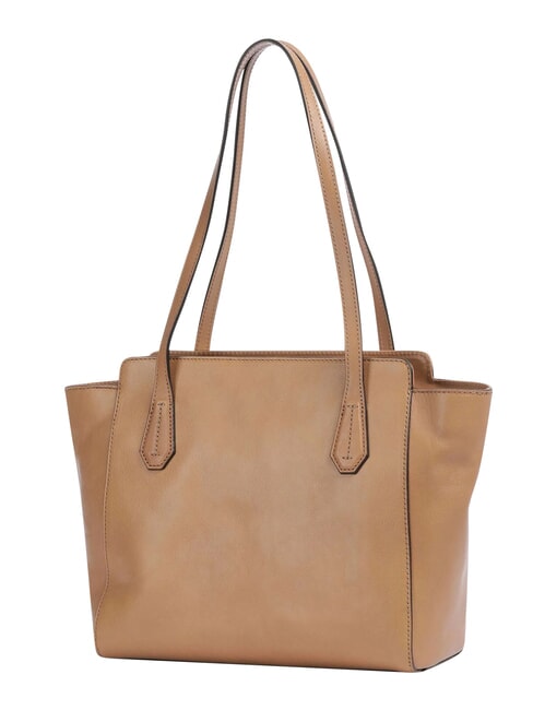 GLORIA  Shopping Bag in pelle marzapane abb. oro - Borse Donna