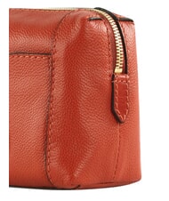 THE BRIDGE GEMMA  Beauty Case in pelle arancio bruciato abb. oro - Beauty Case - 6
