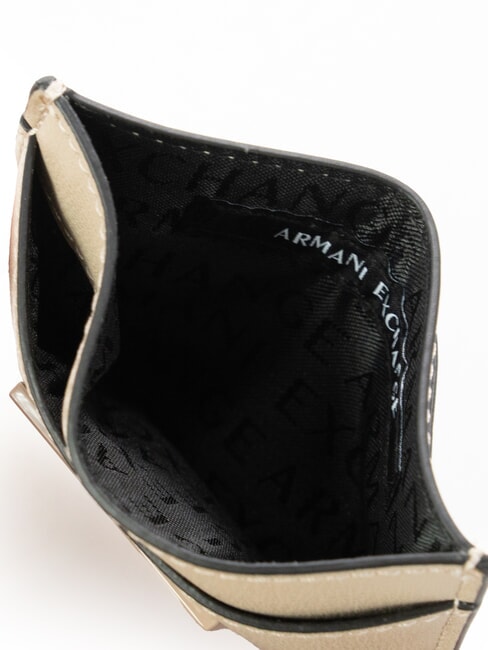 A|X Porta carte di credito piatto sand - Portafogli Donna