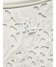 RALPH LAUREN MARCY Borsa a spalla soft white - Borse Donna - 3