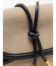 COCCINELLE CARMY CANVAS Borsa a tracolla natural/noir - Borse Donna - 3