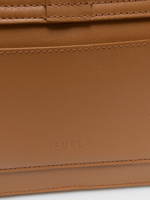 FLOW M Borsa a mano in pelle tabacco - Borse Donna