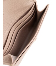 COCCINELLE METALLIC SOFT Portacarte in pelle martellata - Portafogli Donna