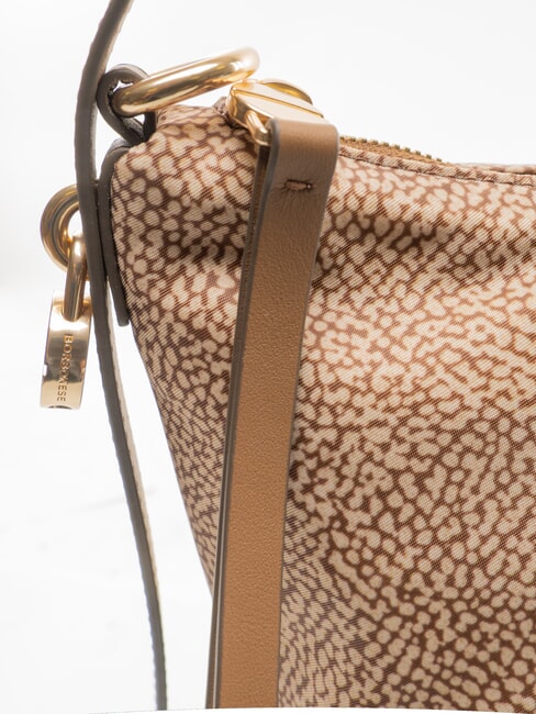 PRIVE Vertical Bag a spalla beige brown - Borse Donna