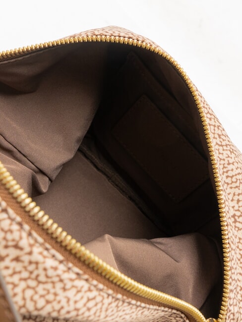 PRIVE Borsa Hobo a spalla beige brown - Borse Donna