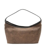 BORBONESE FLIGHT Borsa a spalla op naturale/nero - Borse Donna - 4