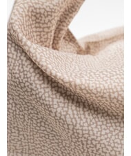 BORBONESE PLIE Borsa hobo media sabbia - Borse Donna - 3