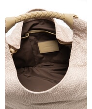 BORBONESE PLIE Borsa hobo media sabbia - Borse Donna - 5