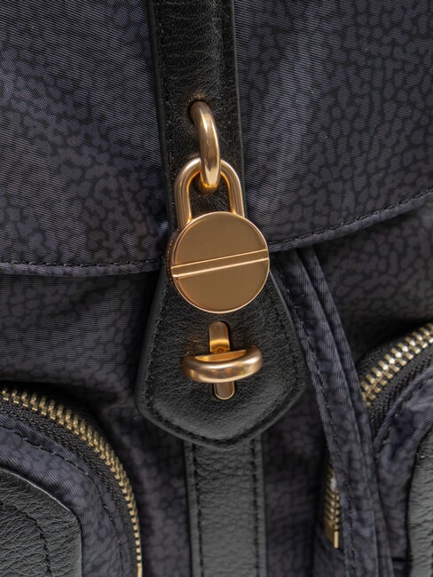POCHE Zaino con tasche dark black - Borse Donna