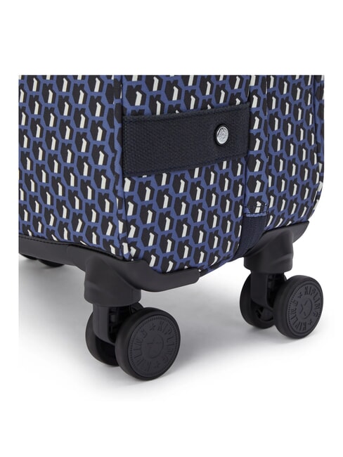 SPONTANEUS Trolley da cabina 3d k blue - Trolley Semirigidi