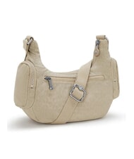 KIPLING RIKKA MINI Borsetta a tracolla signature beige embossed - Borse Donna - 3