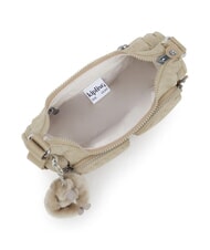 KIPLING RIKKA MINI Borsetta a tracolla signature beige embossed - Borse Donna - 4