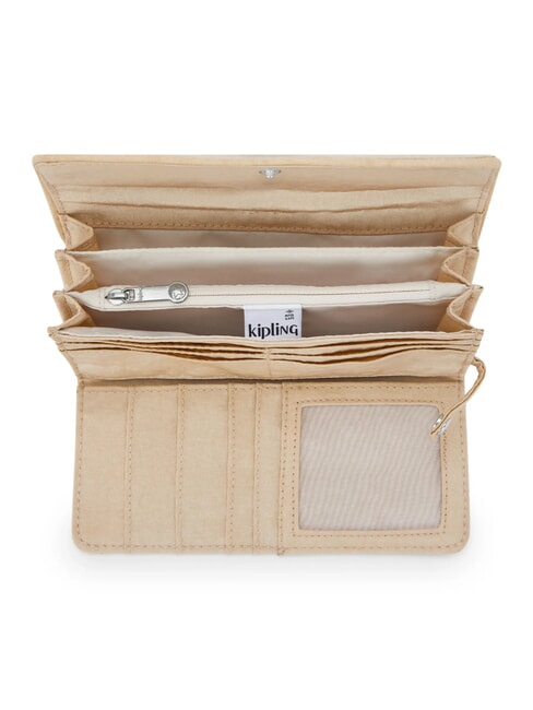 MONEY LAND Portafoglio grande sparkled beige - Portafogli Donna