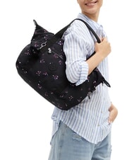 KIPLING ART Borsa a spalla media con tracolla night flower - Borse Donna - 5