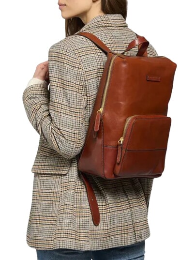 IOLANDA Zaino in pelle MARRONE - Borse Donna