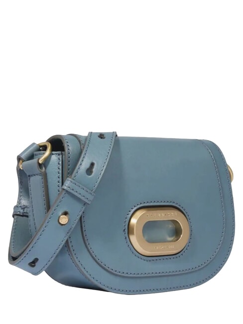 ILARIA Borsa mini in pelle a tracolla ceruleo abb.oro - Borse Donna
