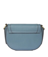 THE BRIDGE ILARIA Borsa mini in pelle a tracolla ceruleo abb.oro - Borse Donna - 3