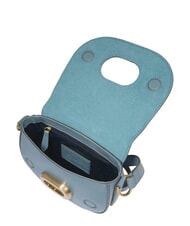 THE BRIDGE ILARIA Borsa mini in pelle a tracolla ceruleo abb.oro - Borse Donna - 4