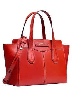 GLORIA  Borsa a mano, con tracolla arancio bruciato abb. oro - Borse Donna