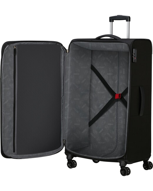 AIR WAVE Trolley Grande BLACK/RED - Trolley Semirigidi