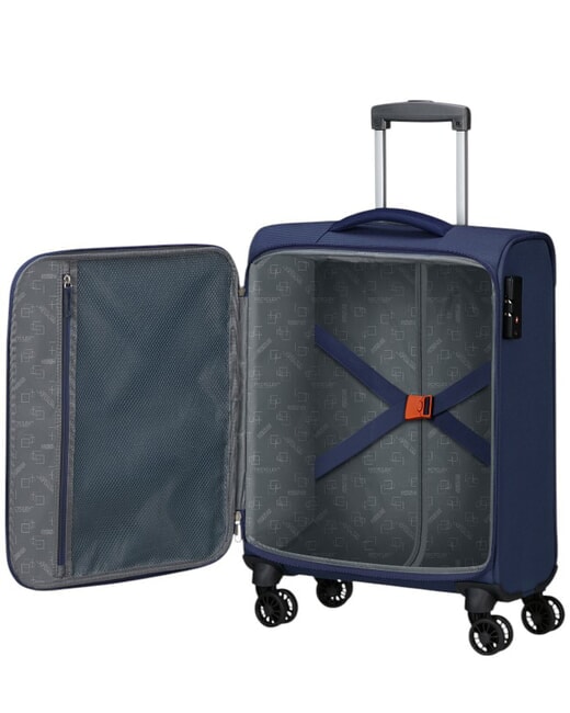 AIR WAVE Trolley Bagaglio a Mano navy/orange - Bagagli a mano