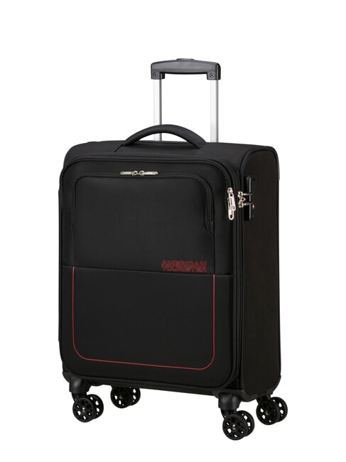 AIR WAVE Trolley Bagaglio a Mano BLACK/RED - Bagagli a mano
