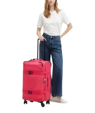 KIPLING SPONTANEOUS Trolley misura media resort pink - Trolley Semirigidi - 8