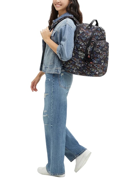 SEOUL COLLEGE BTS Zaino porta PC 15" neon skate - Zaini Scuola & Tempo Libero